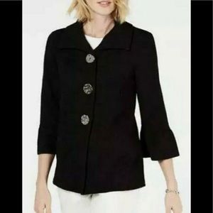 JM Collection Women's Black Blazer New!